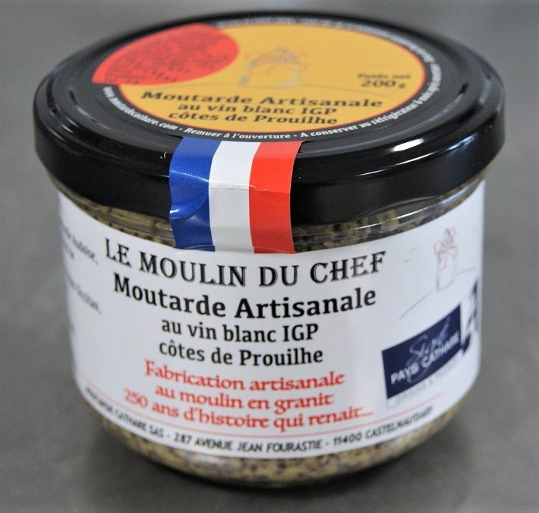 Rustique Cathare Mustard – Crafted with Côtes de Prouilhe White Wine