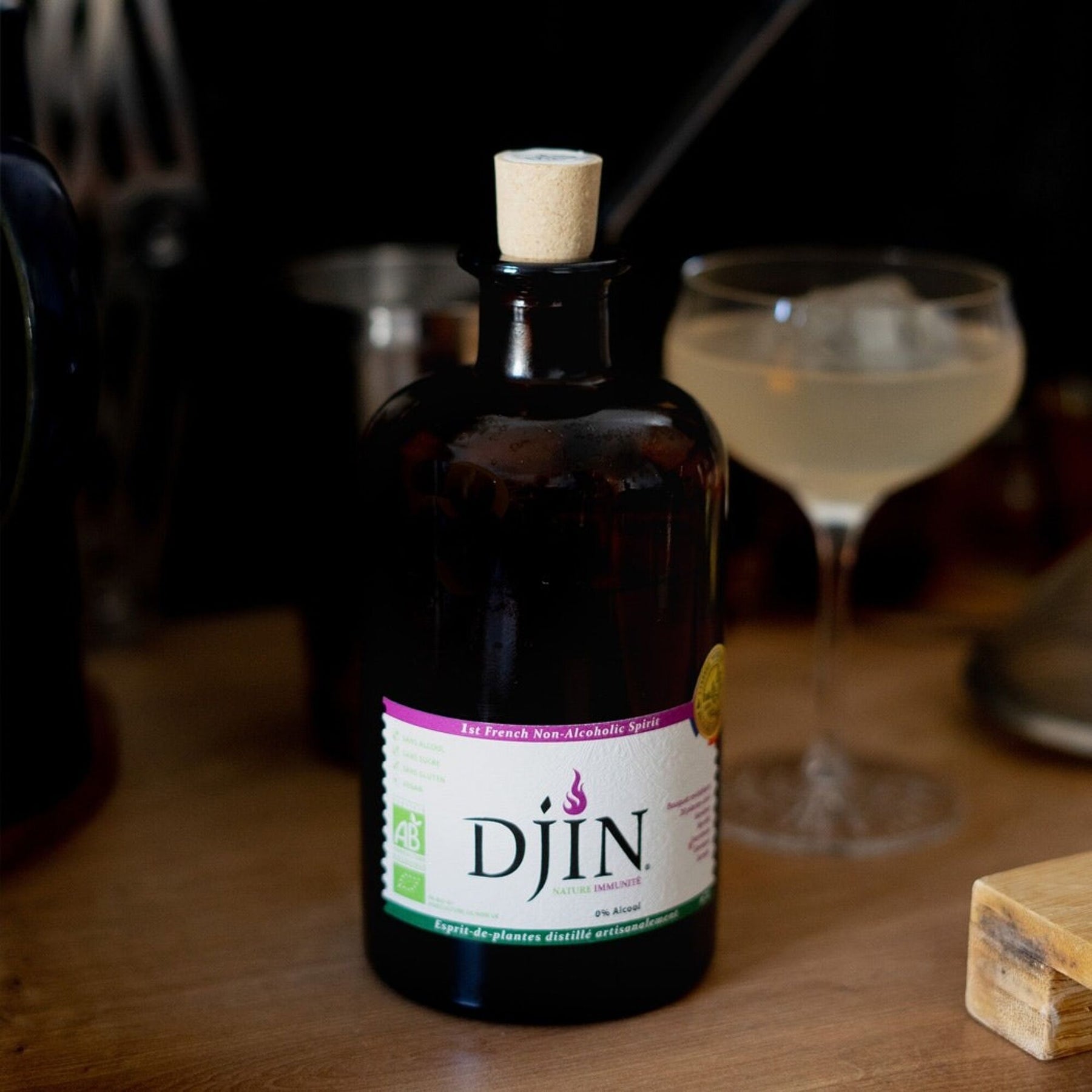 Djin Nature Immunité – Alcohol-Free Spirit with Antioxidant Herbs