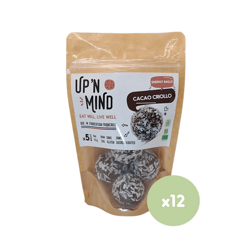 Energy Balls - Cacao Cru | Organic, Vegan, Gluten-Free Superfood Snack