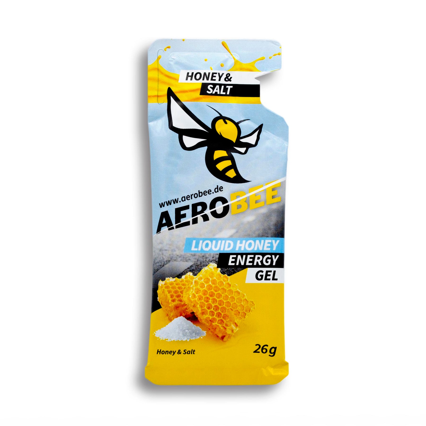 Gel énergétique AEROBEE au miel et au sel LIQUIDE