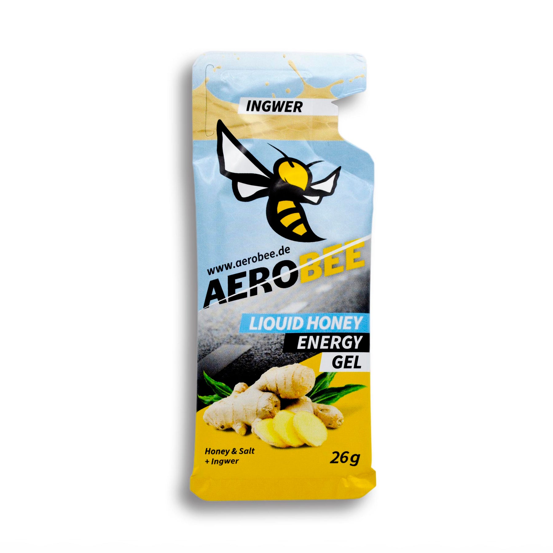 Ginger LIQUID | AEROBEE Energy Gel