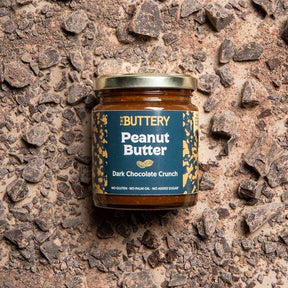 Gourmet Dark Chocolate Crunch Peanut Butter – Hi-Oleic, Small-Batch Goodness