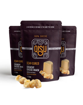 Crunchy Semi-cured Cheese Snack | 100% Real Cheese, Irresistible Crunch | 50g