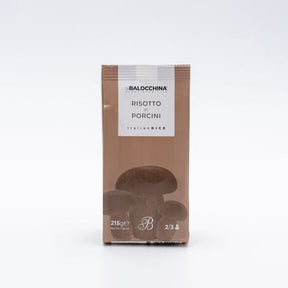 Porcini Mushroom Risotto 215g in Recyclable Paper | Quick & Easy, Gluten-Free Italian Tradition