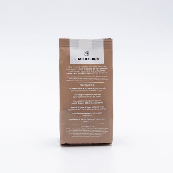 Porcini Mushroom Risotto 215g in Recyclable Paper | Quick & Easy, Gluten-Free Italian Tradition