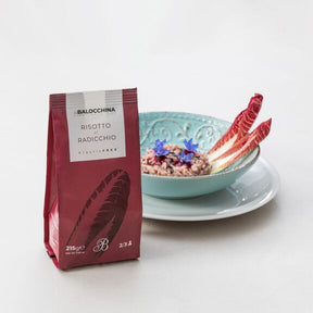 Radicchio Risotto 215g in Recyclable Paper | Quick & Easy, Gluten-Free Italian Tradition