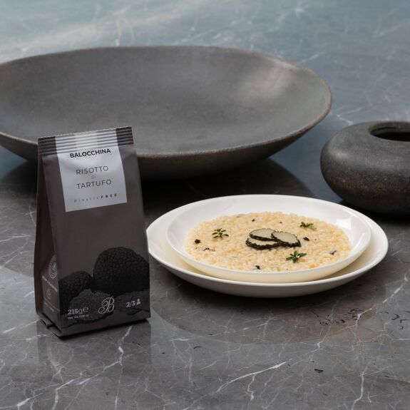 Truffle Risotto 215g in Recyclable Paper | Quick & Easy, Gluten-Free Italian Tradition