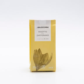 Saffron Risotto 215g in Recyclable Paper | Easy-to-Prepare, Gluten-Free Italian Tradition