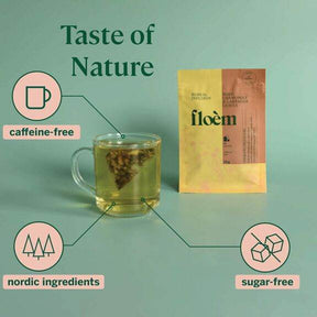 Nordic Herbal Tea – Rose & Chamomile Infusion | Delicate & Floral Blend