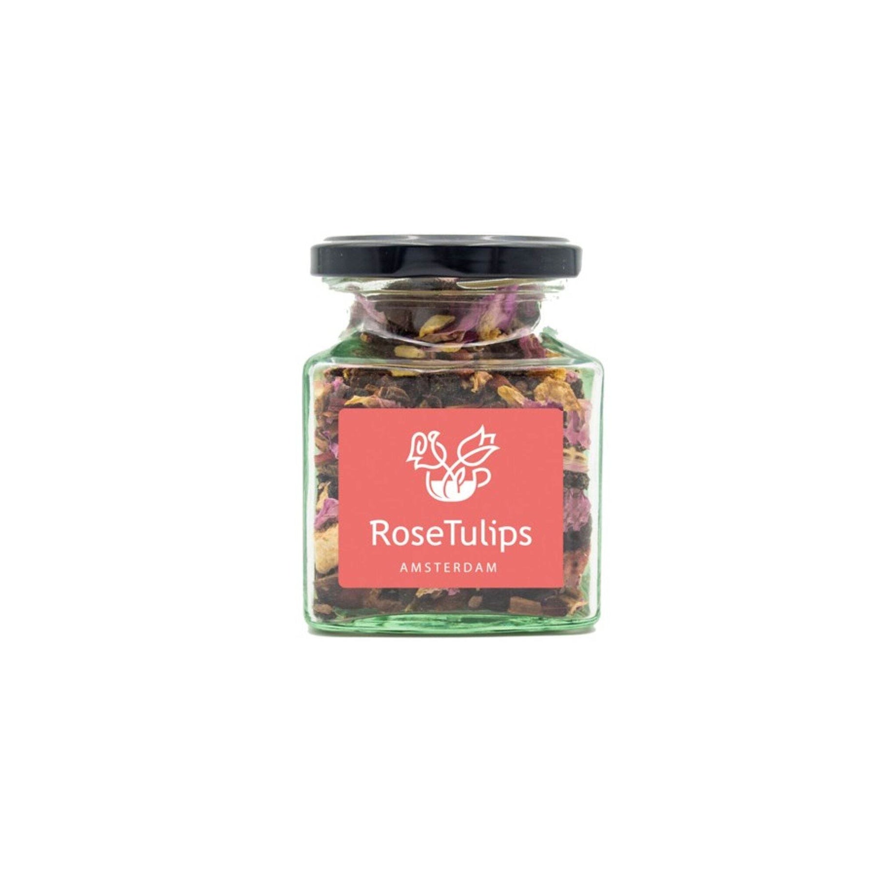 Pink Label Tea – RoseTulips | Blissful Berry & Cocoa Herbal Blend