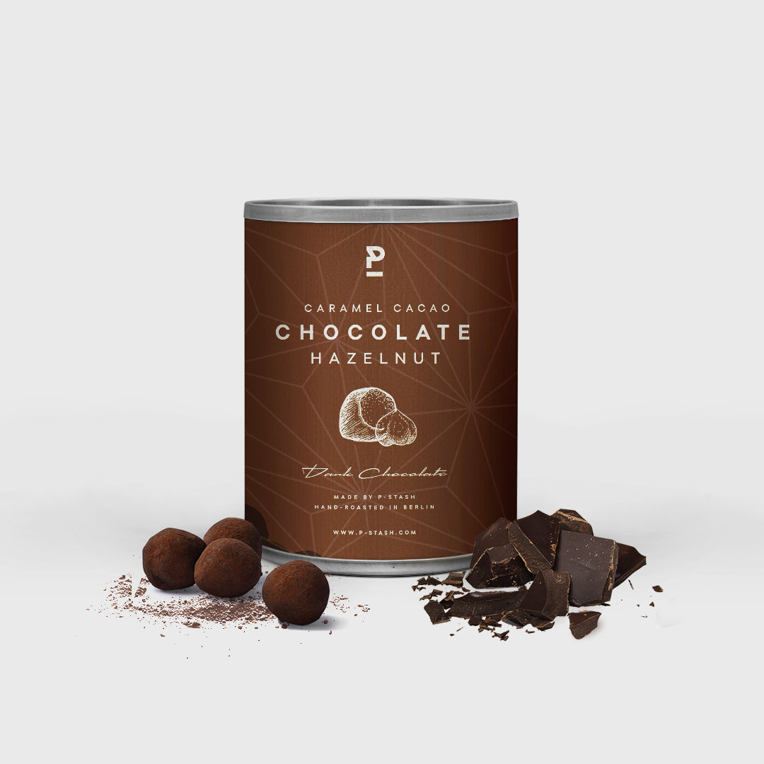Noisette - Chocolat Noir au Caramel &amp; Cacao - Mini 60g