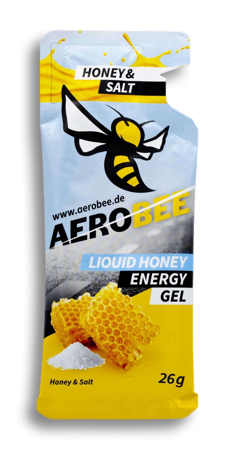 Gel énergétique AEROBEE au miel et au sel LIQUIDE