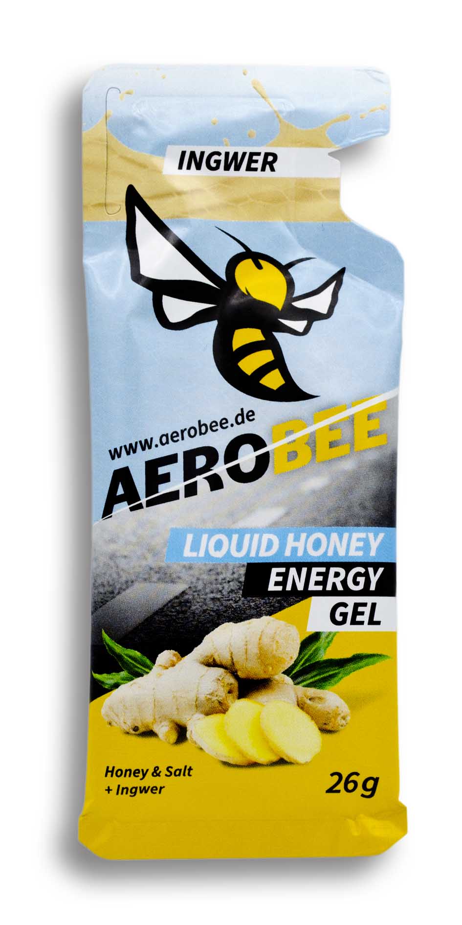 Ginger LIQUID | AEROBEE Energy Gel