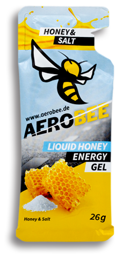 Gel énergétique AEROBEE au miel et au sel LIQUIDE