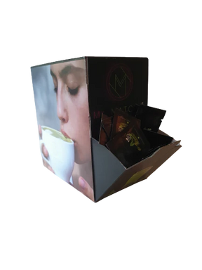 Mr.MATCHA Ceremonial Matcha Dispenser Box - 250 Sachets for Hospitality | Premium Quality