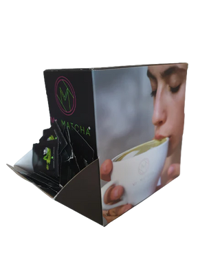 Mr.MATCHA Ceremonial Matcha Dispenser Box - 250 Sachets for Hospitality | Premium Quality