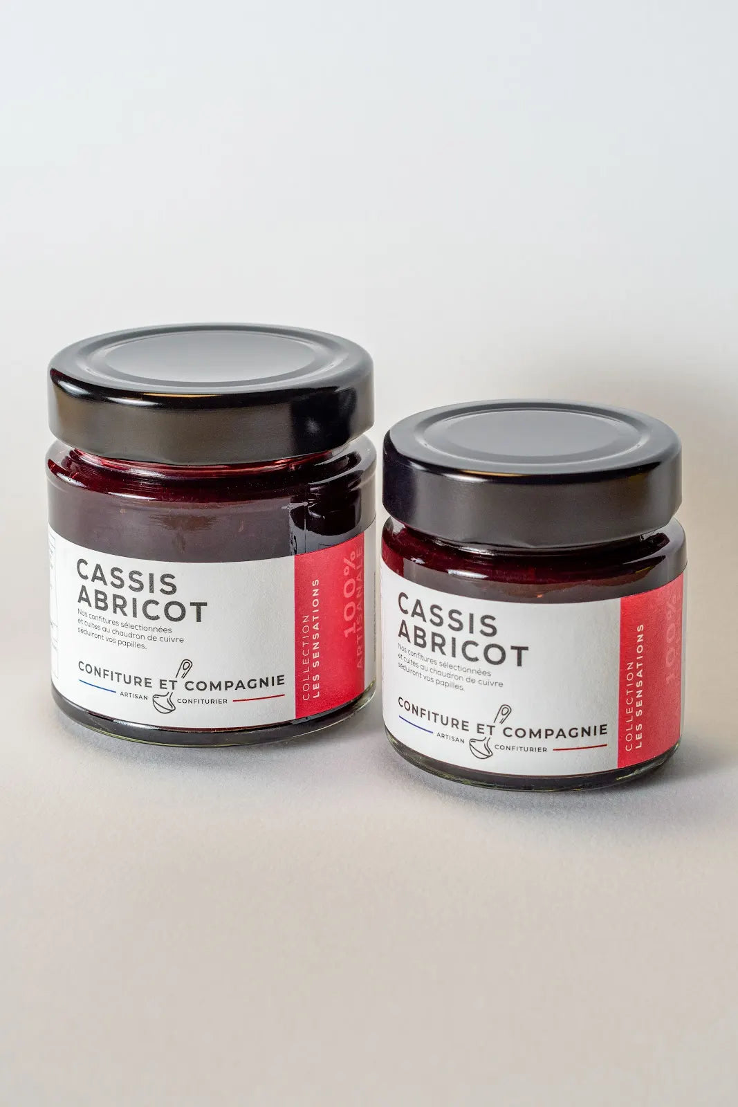 Confiture de cassis et d'abricots 