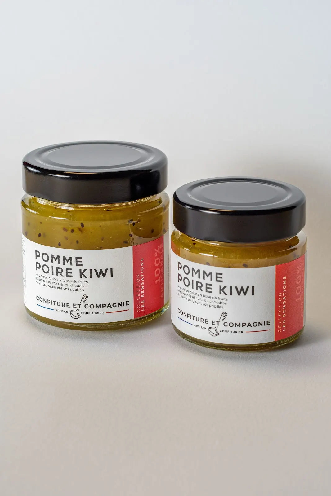 Confiture de pomme, poire et kiwi 