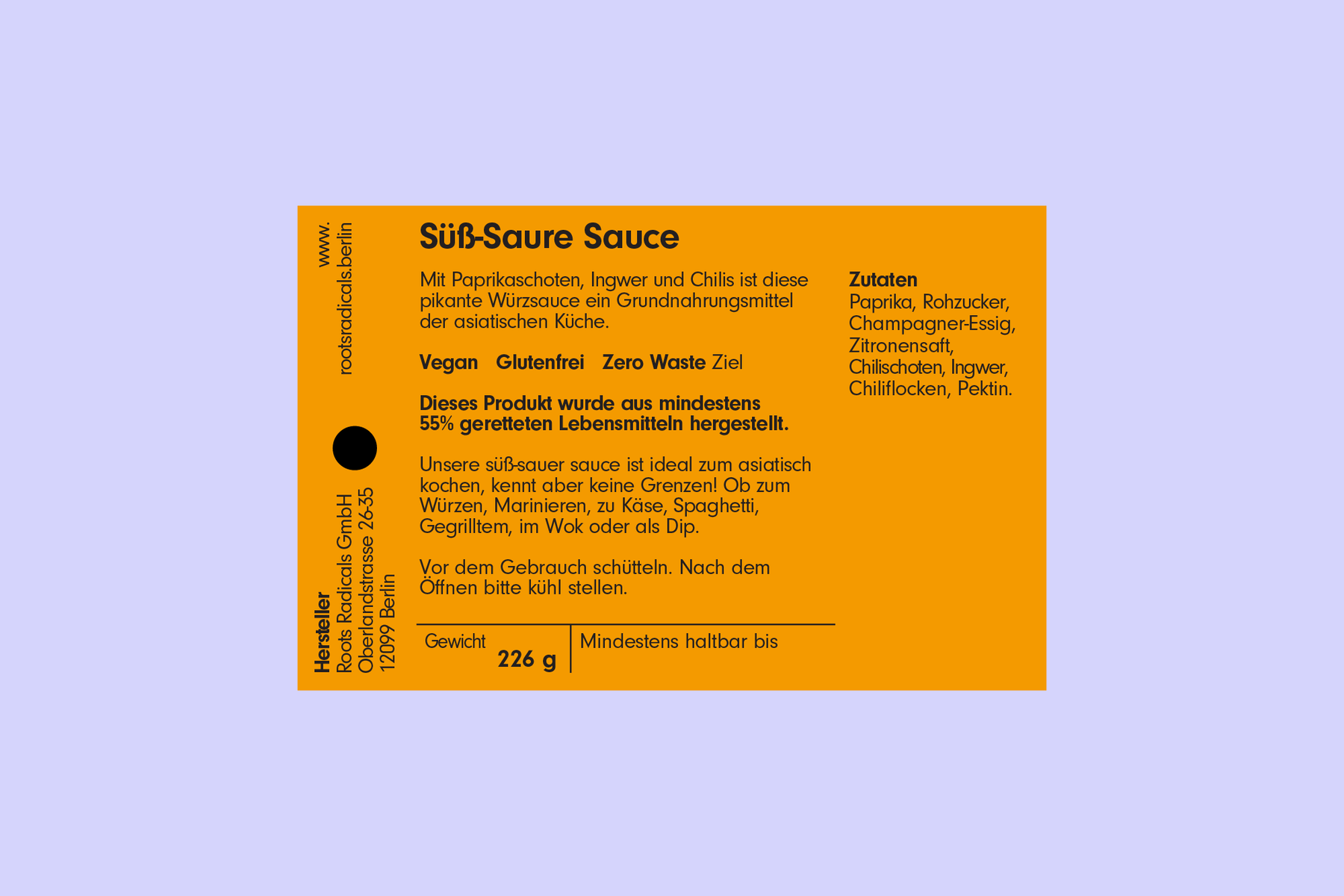 Süß-saure Hot Sauce