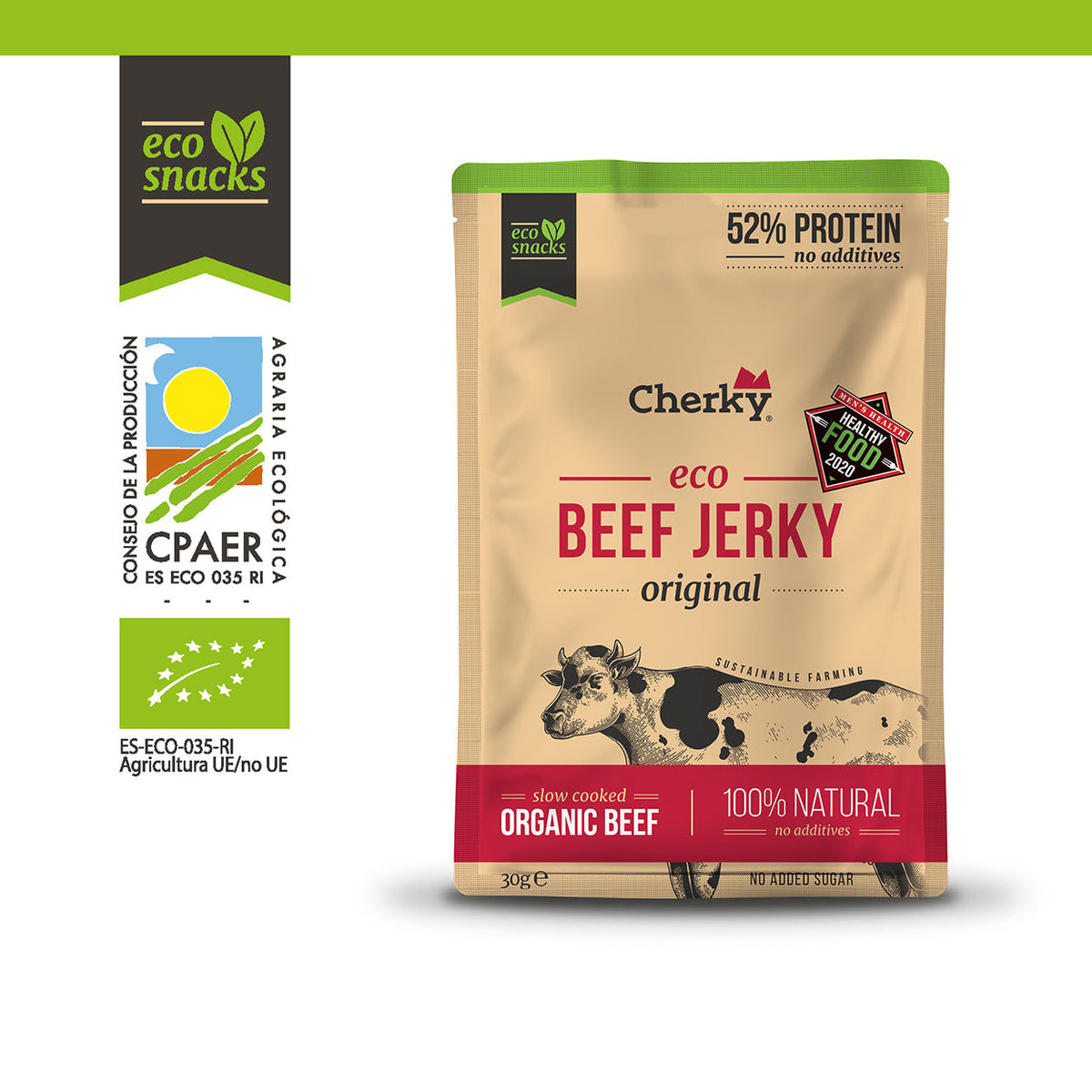 ECO · BEEF JERKY · ORIGINAL 30g