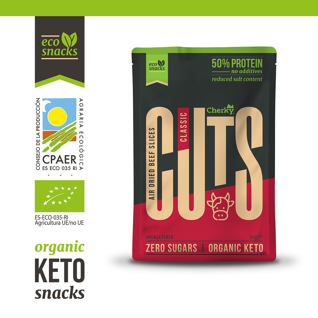 ECO · BILTONG CUTS · CLASSIC 30g