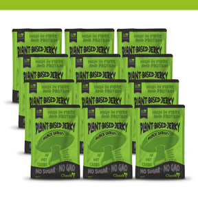 ECO · PLANT BASED JERKY · BLACK GARLIC & COFFEE