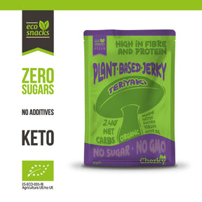 ECO · PLANT BASED JERKY · TERIYAKI