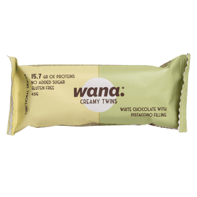 Creamy Twins – Pistachio with White Chocolate Coating Bites