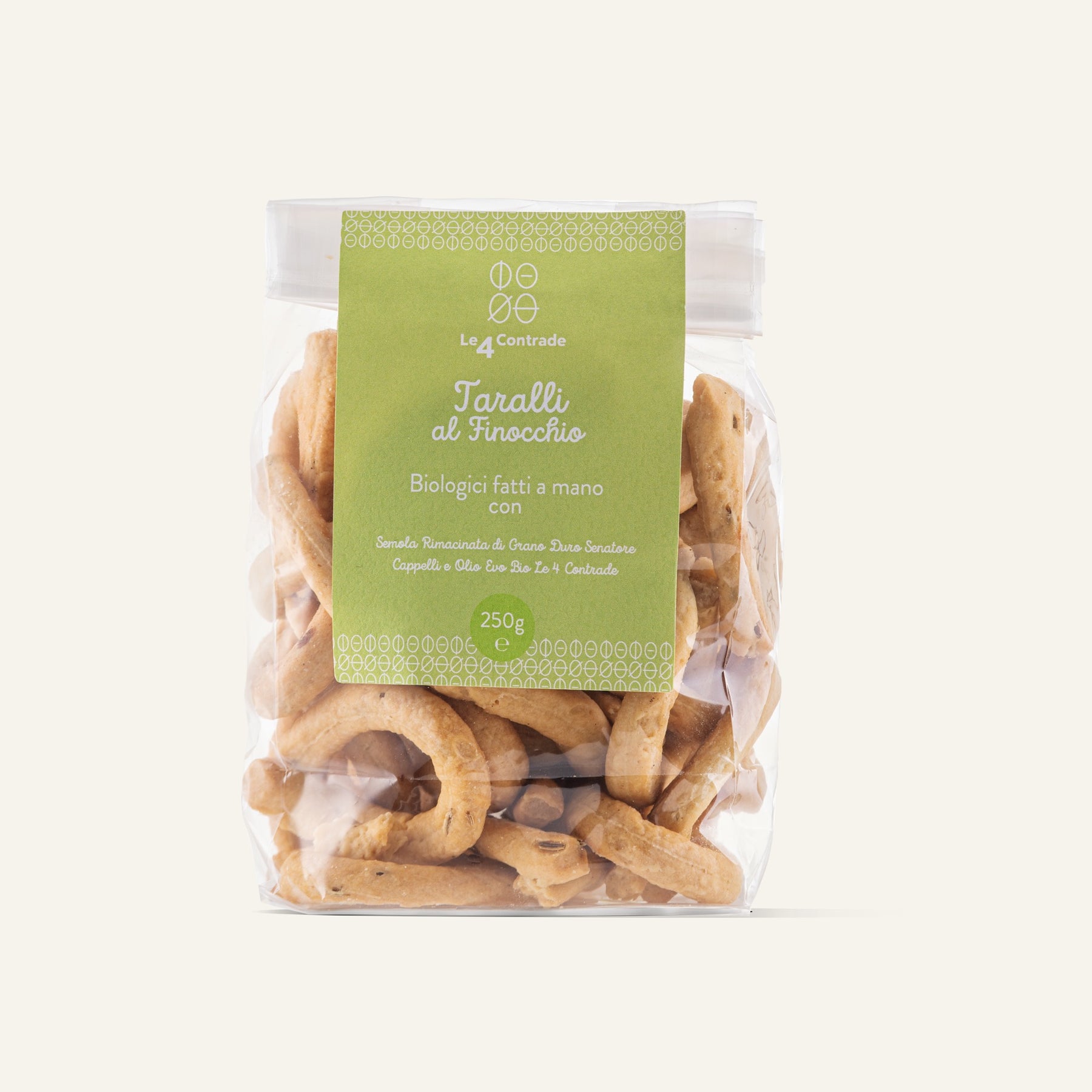 Org Handgemachte Taralli mit Fenchelsamen Bio 250g