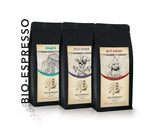 Coffret dégustation « Espresso bio », 3x 250g