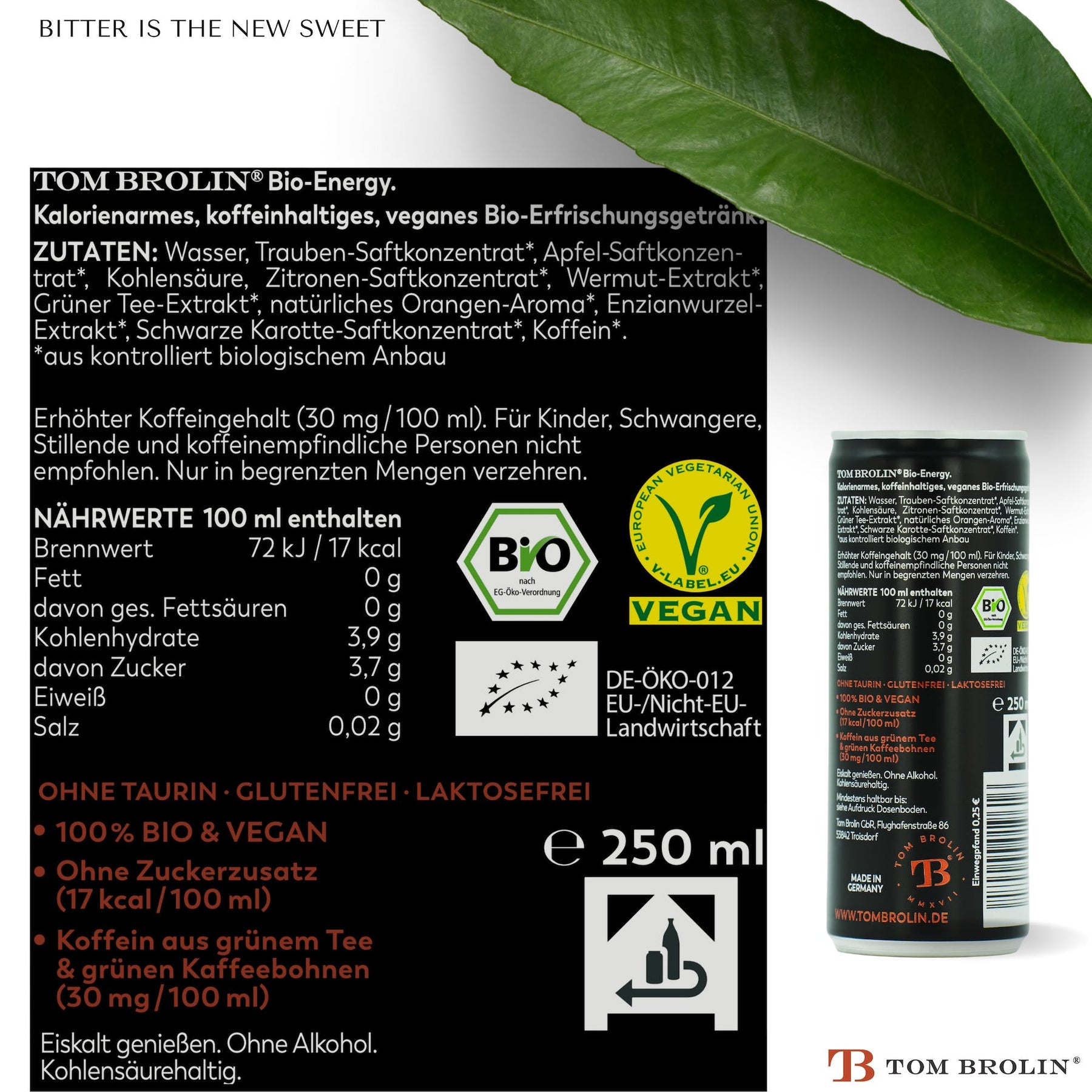 Tom Brolin® — Orange Vermouth Organic