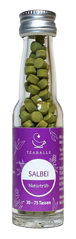 TEABALLS — ORGANIC SAGE | Naturally cloudy | 150 TEABALLS