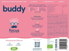 Buddy Pomegranate Hibiscus Drink