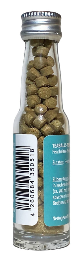 TEABALLS — ORGANIC fennel | naturally cloudy | 150 TEABALLS