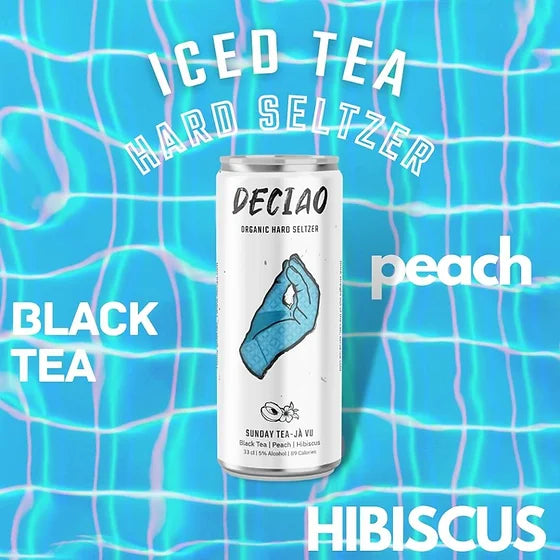 DECIAO HARD SELTZER - SUNDAY TEA-JÀ VU | Black Tea | Peach | Hibiscus
