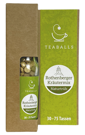 TEABALLS — ORGANIC Rothenberger herb mix | naturally cloudy | 150 TEABALLS