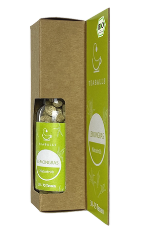 TEABALLS — ORGANIC lemongrass | naturally cloudy | 150 TEABALLS