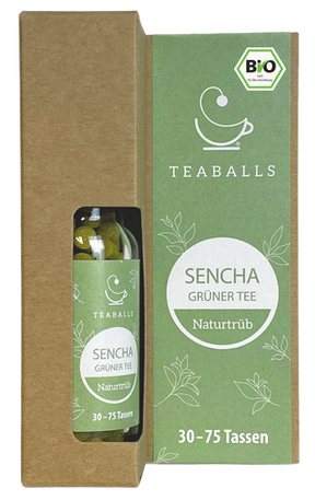 TEABALLS — ORGANIC Sencha Green Tea | Unfiltered | 150 TEABALLS