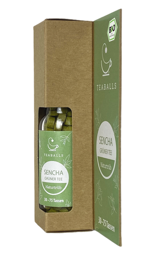 TEABALLS — ORGANIC Sencha Green Tea | Unfiltered | 150 TEABALLS