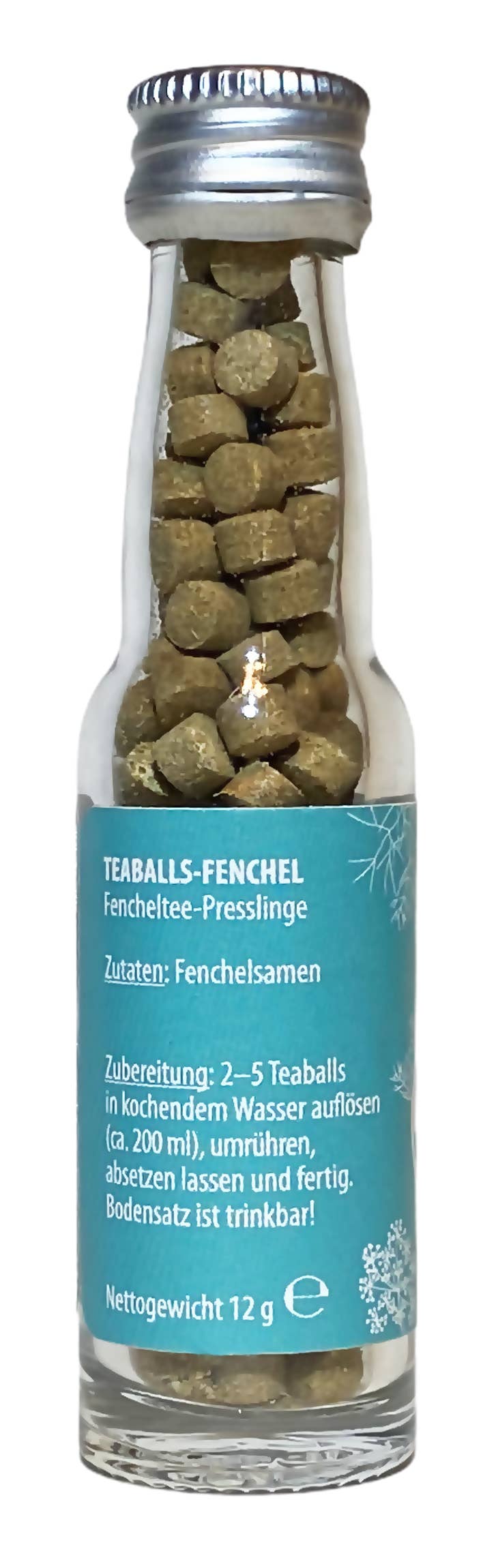 TEABALLS — ORGANIC fennel | naturally cloudy | 150 TEABALLS