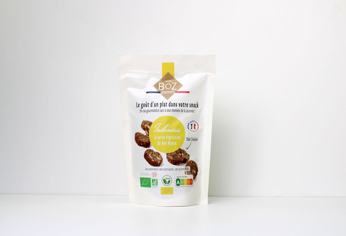 Satay flavored snack