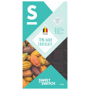 70% Dark Belgian Chocolate 100 g *KETO*