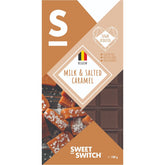 Belgian Milk Chocolate + Salted Caramel 100 g *KETO*