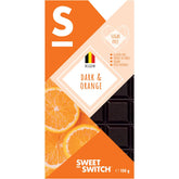 Dark Belgian Chocolate + Orange 100 g *KETO*