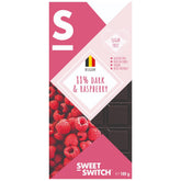 88% Dark Belgian Chocolate + Raspberry 100 g *KETO*