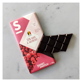 88% Dark Belgian Chocolate + Raspberry 100 g *KETO*