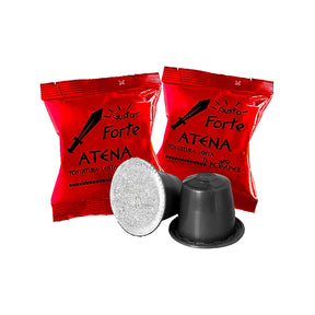 100 Coffee Capsules compatible with Nespresso * Atena - Strong Taste
