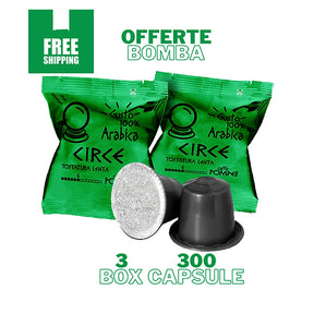 300 Coffee Capsules Compatible Nespresso * Circe -Arabica