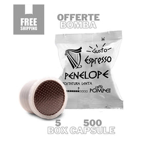 500 Capsules Compatible Espresso Point * Penelope - Espresso Classic