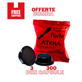 300 Coffee Capsules compatible with Amodomio * Atena - Strong Taste